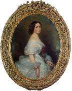 Franz Xaver Winterhalter Anna Dollfus, Baronne de Bourgoing France oil painting reproduction
